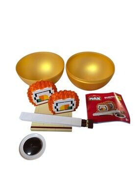 Zuru MAX Premium Sushi Bar Collection Sush Roll 181 Pieces Building Toy Pre-made